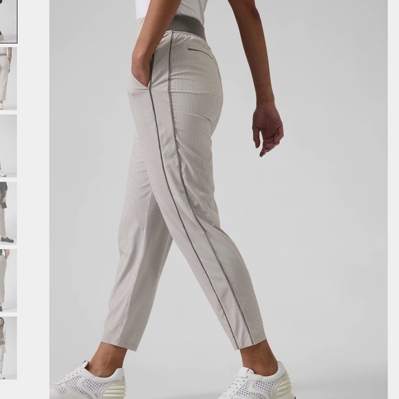 Athleta Brooklyn Textured Ankle Pant Size 14 - Picture 1 of 14